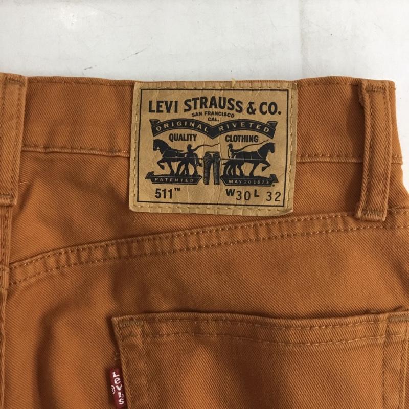 リーバイス Levi s パンツ デニム、ジーンズ 30インチ 無地 茶 / ブラウン / brown メンズ USED 古着 中古 10155034