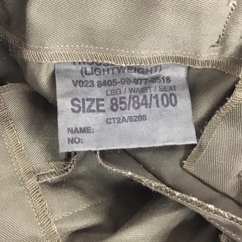 古着 USED パンツ ワークパンツ、ペインターパンツ V023 8405-99-977-0518 ミリタリーパンツ カーゴパンツ 無地 カーキ / カーキ / khaki メンズ USED 古着 中古 10155036