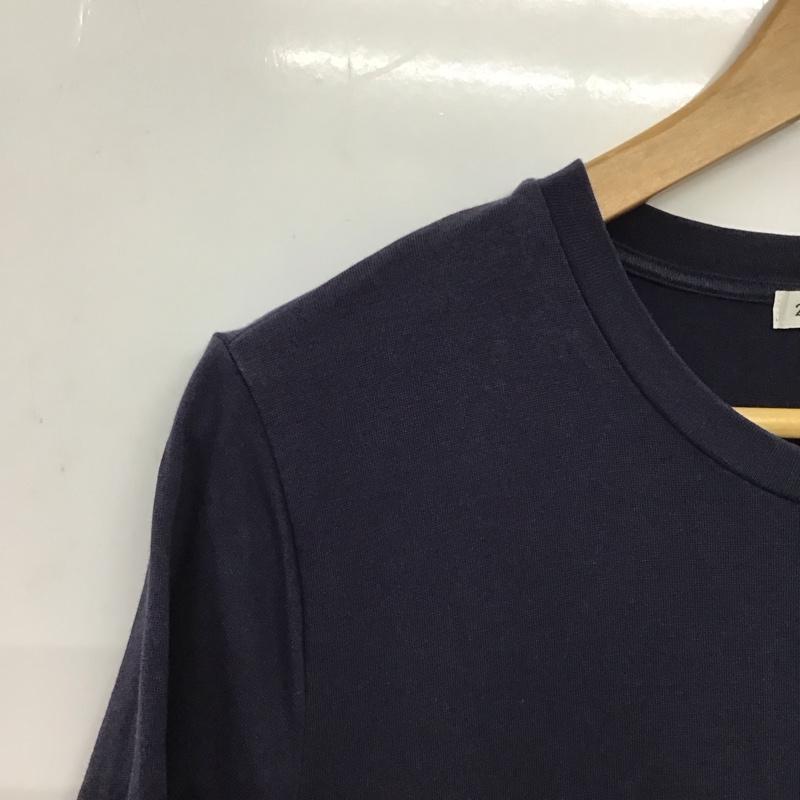 ニジュウサンク 23区 ワンピース ロングスカート 半袖 カットソーワンピース 38 無地 紺 / ネイビー / navy レディース USED 古着 中古 10155037