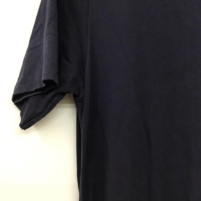 ニジュウサンク 23区 ワンピース ロングスカート 半袖 カットソーワンピース 38 無地 紺 / ネイビー / navy レディース USED 古着 中古 10155037