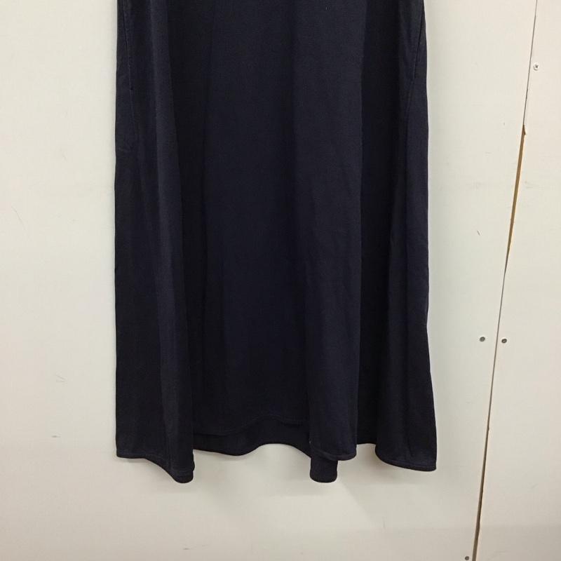 ニジュウサンク 23区 ワンピース ロングスカート 半袖 カットソーワンピース 38 無地 紺 / ネイビー / navy レディース USED 古着 中古 10155037