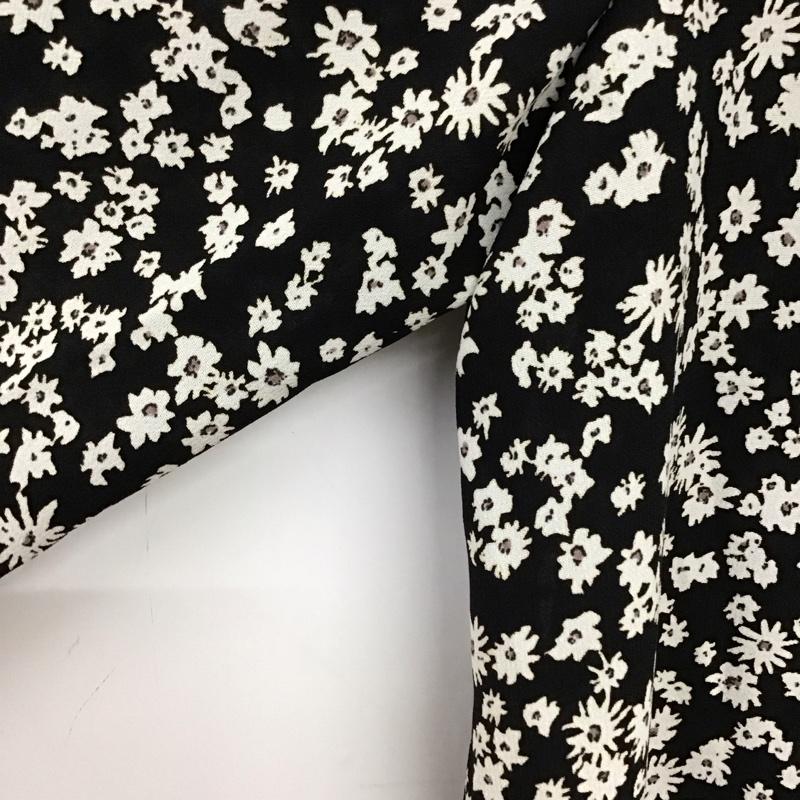 スナイデル SNIDEL ワンピース ロングスカート SWFO195035 長袖 タグ付き FREE 花柄 黒 / ブラック / black レディース USED 古着 中古 10155039