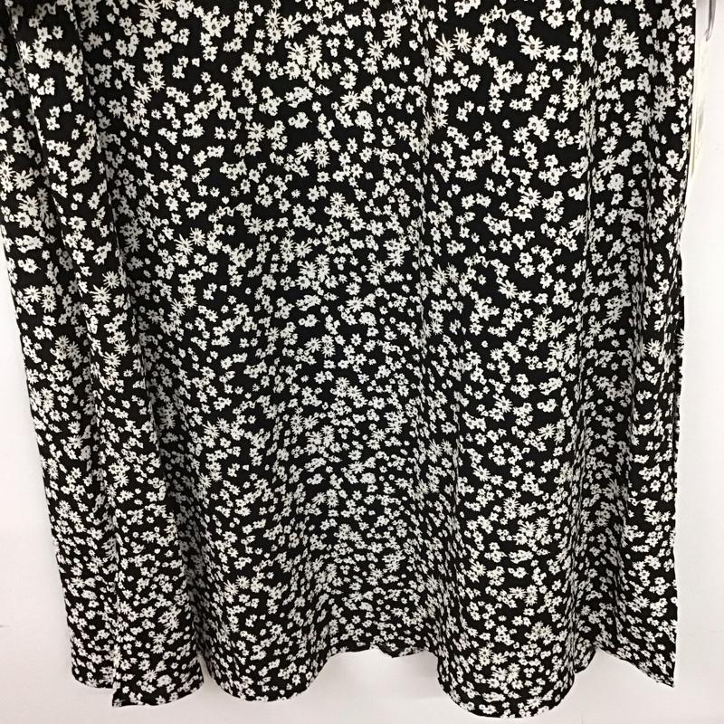 スナイデル SNIDEL ワンピース ロングスカート SWFO195035 長袖 タグ付き FREE 花柄 黒 / ブラック / black レディース USED 古着 中古 10155039
