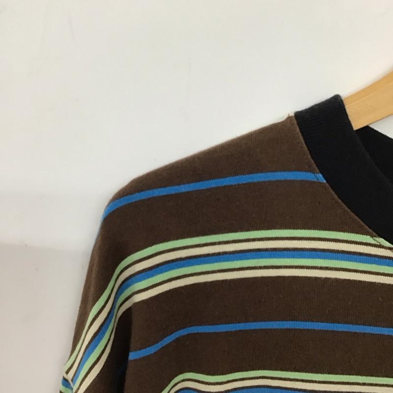 シテン CITEN ワンピース ロングスカート 4226-699-0061 カットソーワンピース バックスリット 長袖 M ボーダー柄 マルチカラー / マルチカラー / multicolor レディース USED 古着 中古 10155040