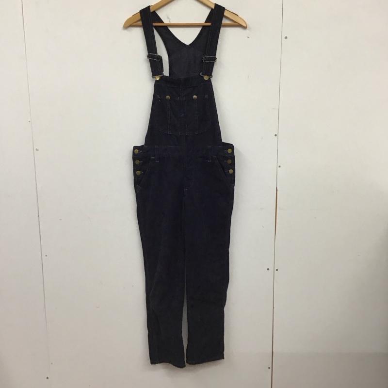 リー Lee サロペット・オーバーオール サロペット、オーバーオール 97928 Another Edition コーデュロイ M ロゴ、文字 紺 / ネイビー / navy レディース USED 古着 中古 10155042