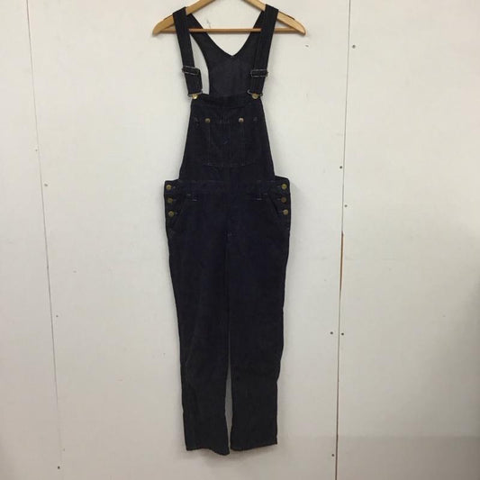 リー Lee サロペット・オーバーオール サロペット、オーバーオール 97928 Another Edition コーデュロイ M ロゴ、文字 紺 / ネイビー / navy レディース USED 古着 中古 10155042
