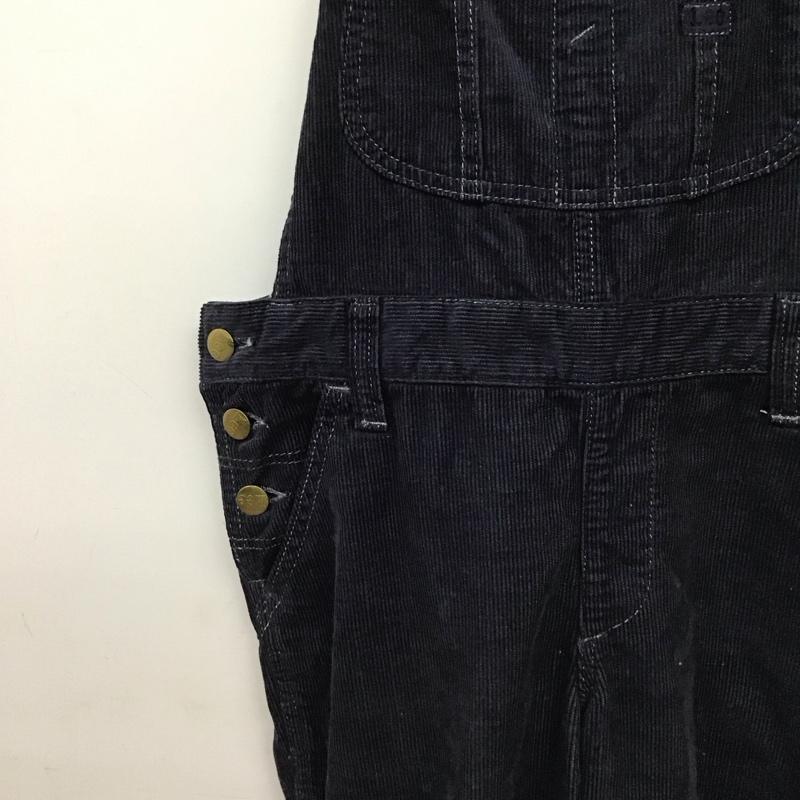 リー Lee サロペット・オーバーオール サロペット、オーバーオール 97928 Another Edition コーデュロイ M ロゴ、文字 紺 / ネイビー / navy レディース USED 古着 中古 10155042