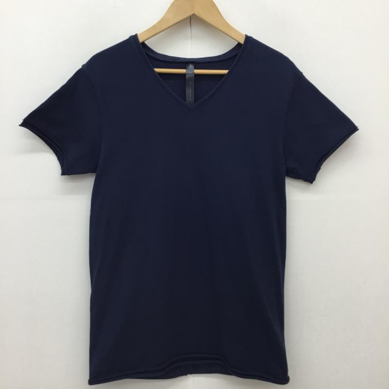 ダヴルジェイケイ wjk Tシャツ 半袖 wjk カットオフ Vネック Tシャツ ネイビー js01j M 無地 紺 / ネイビー / navy メンズ USED 古着 中古 10155043
