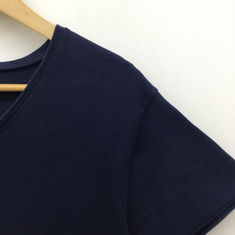ダヴルジェイケイ wjk Tシャツ 半袖 wjk カットオフ Vネック Tシャツ ネイビー js01j M 無地 紺 / ネイビー / navy メンズ USED 古着 中古 10155043