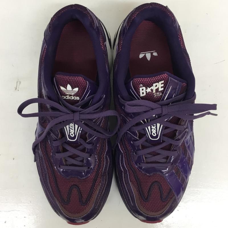 アディダス adidas スニーカー スニーカー adidas アディダス スニーカー JH6362 ORKETRO BAPE A BATHING APE 26.5cm ロゴ、文字 紫 / パープル / purple メンズ USED 古着 中古 10155047
