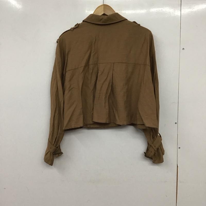 ムルーア MURUA ジャケット、上着 ジャケット、ブレザー 012020000401 トレンチ FREE 無地 茶 / ブラウン / brown レディース USED 古着 中古 10155063