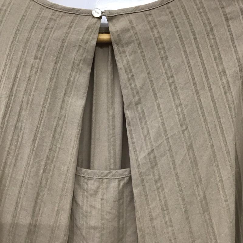 ナノユニバース nano・universe ワンピース ロングスカート 669-0219034 長袖 36 ストライプ ベージュ / ベージュ / beige レディース USED 古着 中古 10155064