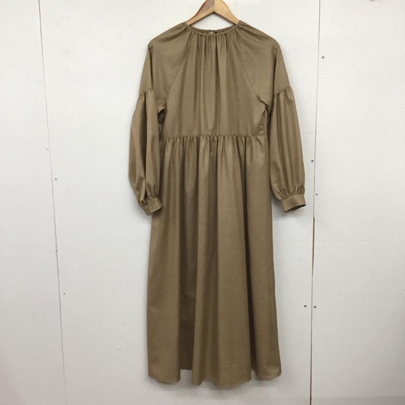 ミラオーウェン Mila Owen ワンピース ロングスカート 09WF0214062 長袖 0 無地 茶 / ブラウン / brown レディース USED 古着 中古 10155067