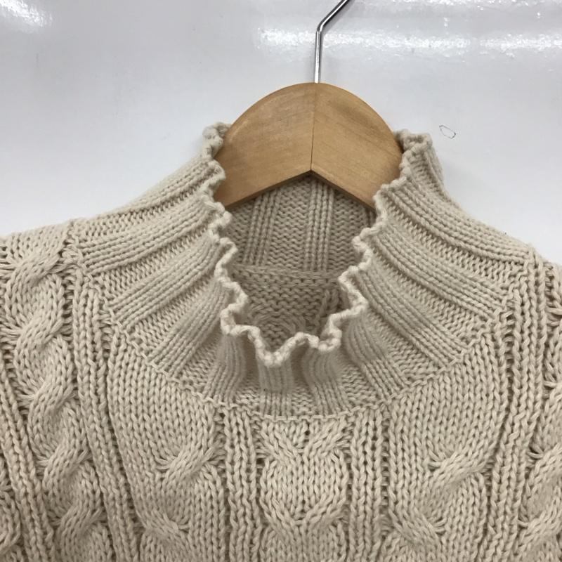セレクトモカ select MOCA ニット、セーター 長袖 FREE 無地 ベージュ / ベージュ / beige レディース USED 古着 中古 10155068