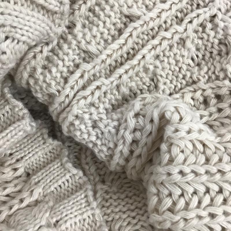 セレクトモカ select MOCA ニット、セーター 長袖 FREE 無地 ベージュ / ベージュ / beige レディース USED 古着 中古 10155068