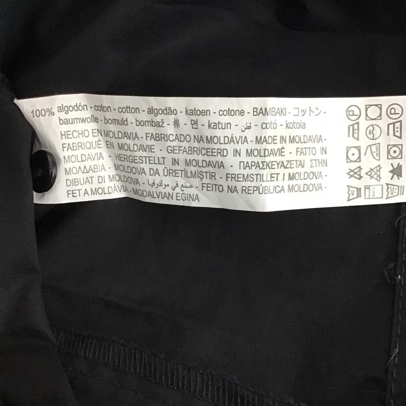 ザラ ZARA ワンピース ロングスカート 8342 302 800 パフスリーブ ティアードワンピース 半袖 M 無地 黒 / ブラック / black レディース USED 古着 中古 10155072