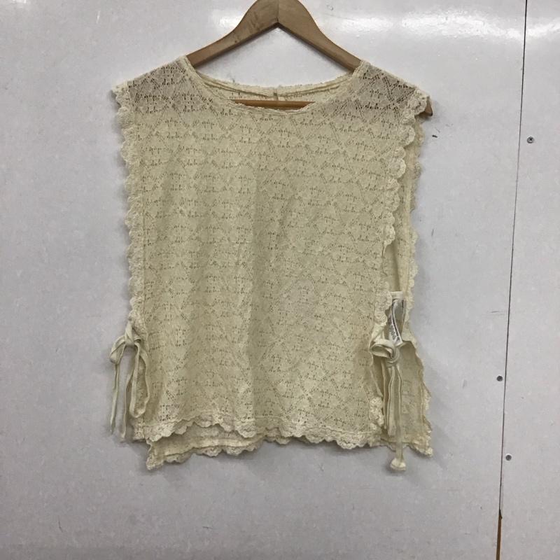 エヘカソポ ehka sopo ベスト ベスト FREE 無地 アイボリー / アイボリー / レディース USED 古着 中古 10155078