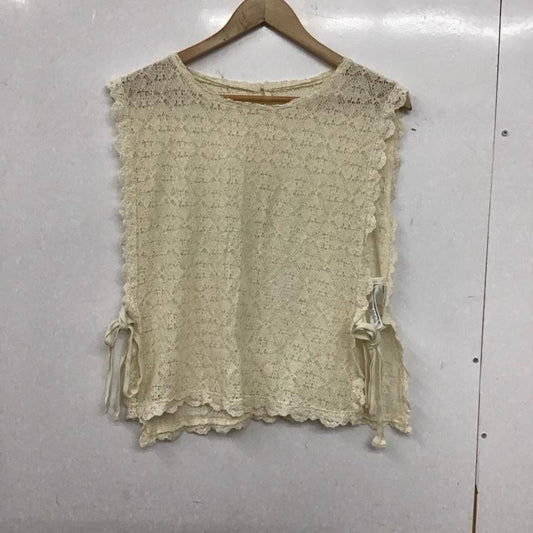 エヘカソポ ehka sopo ベスト ベスト FREE 無地 アイボリー / アイボリー / レディース USED 古着 中古 10155078