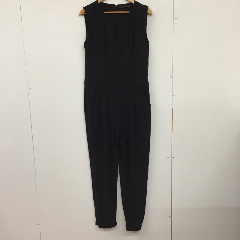 ザラ ZARA ワンピース・ドレス・オールインワン ワンピース・ドレス・オールインワン 2157 150 800 ノースリーブ オールインワン L 無地 黒 / ブラック / black レディース USED 古着 中古 10155079