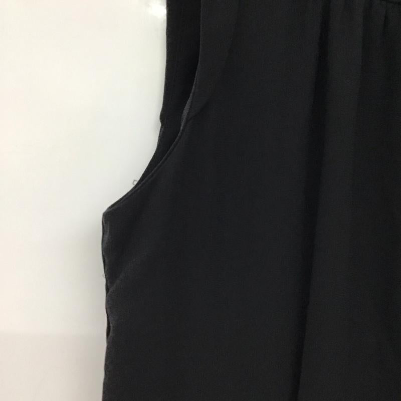 ザラ ZARA ワンピース・ドレス・オールインワン ワンピース・ドレス・オールインワン 2157 150 800 ノースリーブ オールインワン L 無地 黒 / ブラック / black レディース USED 古着 中古 10155079