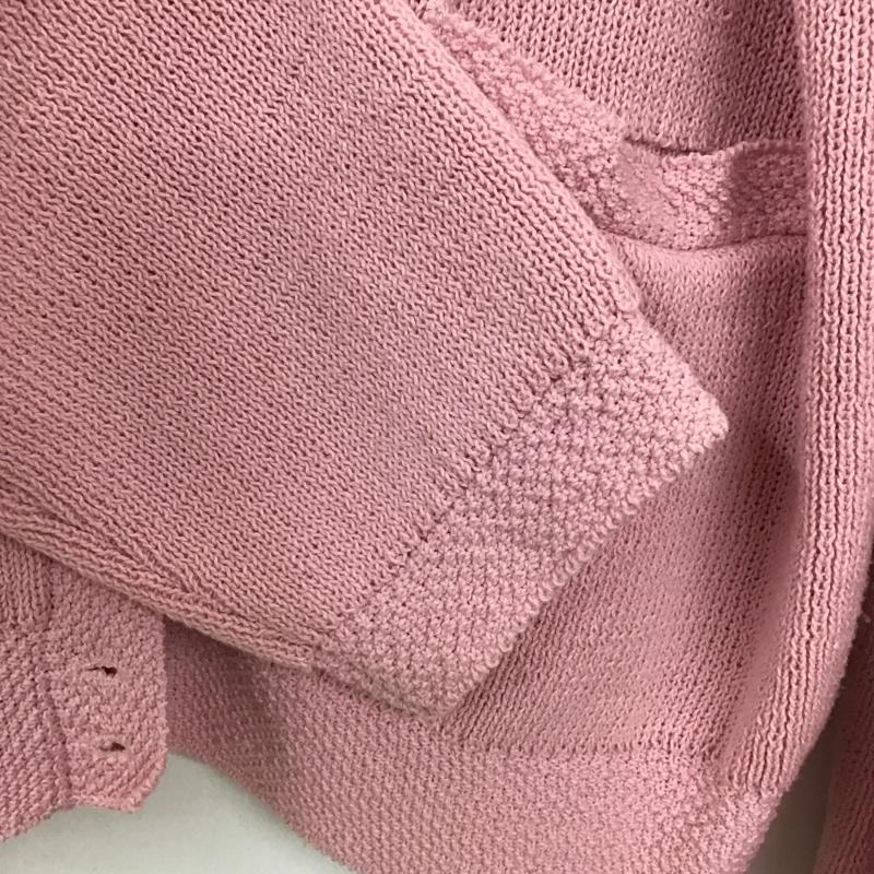 フリークスストア FREAK S STORE カーディガン 長袖 1132248902942 アイスカラー ニットカーディガン FREE 無地 桃 / ピンク / pink レディース USED 古着 中古 10155084