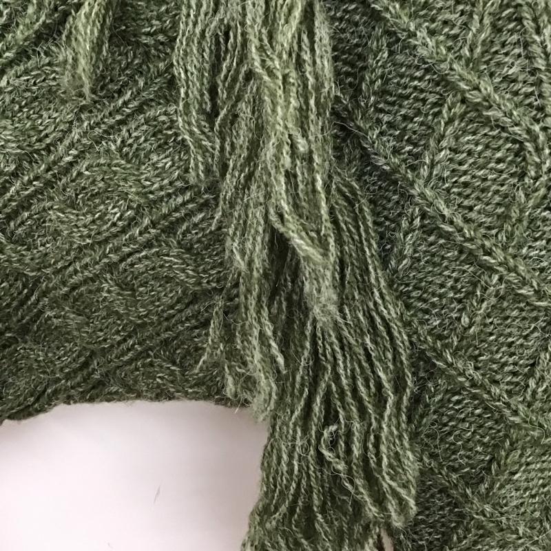 ローリーズファーム LOWRYS FARM ニット、セーター 長袖 FREE 無地 緑 / グリーン / green レディース USED 古着 中古 10155086