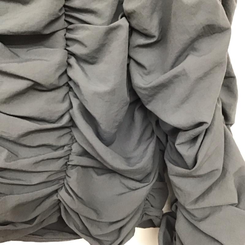 ザラ ZARA パーカー 長袖 4341/926/922 ナイロン シャーリングパーカー M 無地 灰 / グレー / gray レディース USED 古着 中古 10155092