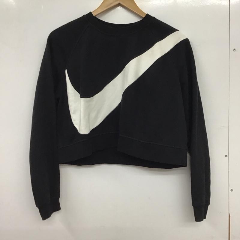 ナイキ NIKE トレーナー 長袖 CV8654-010 M プリント 黒 / ブラック / black レディース USED 古着 中古 10155094