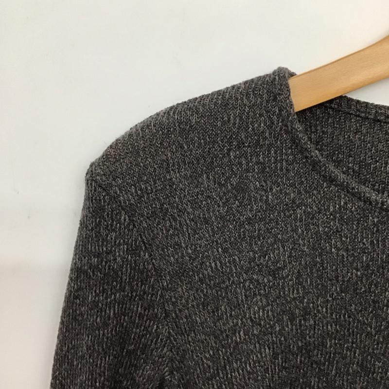 ザラ ZARA カットソー 長袖 S 無地 チャコールグレー / チャコールグレー / レディース USED 古着 中古 10155097