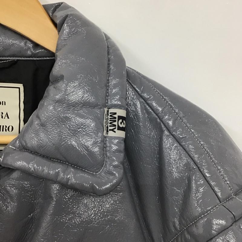 メゾンミハラヤスヒロ Maison MIHARA YASUHIRO ジャケット、上着 ジャンパー、ブルゾン B13BL022 Enamel Puffer Jacket エナメル パファージャケット 38 無地 灰 / グレー / gray レディース USED 古着 中古 10155098