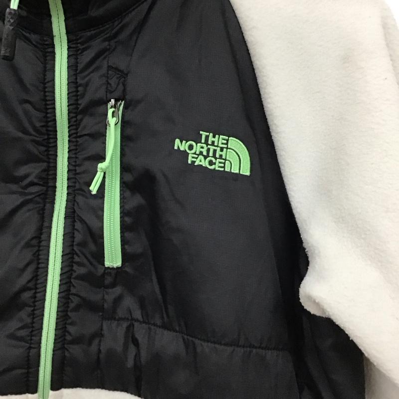 ザノースフェイス THE NORTH FACE ジャケット、上着 ジャンパー、ブルゾン フリースジャケット S ロゴ、文字 白 / ホワイト / white X 黒 / ブラック / black レディース USED 古着 中古 10155099