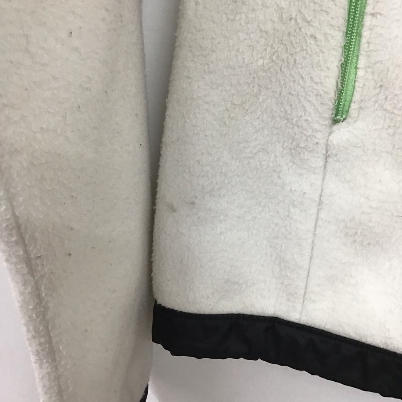 ザノースフェイス THE NORTH FACE ジャケット、上着 ジャンパー、ブルゾン フリースジャケット S ロゴ、文字 白 / ホワイト / white X 黒 / ブラック / black レディース USED 古着 中古 10155099