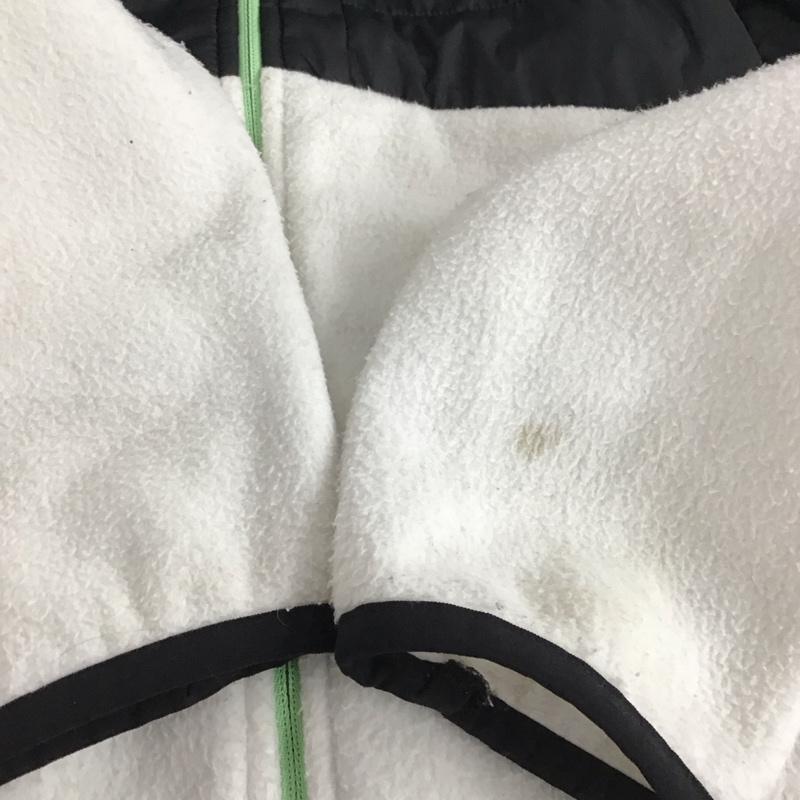 ザノースフェイス THE NORTH FACE ジャケット、上着 ジャンパー、ブルゾン フリースジャケット S ロゴ、文字 白 / ホワイト / white X 黒 / ブラック / black レディース USED 古着 中古 10155099