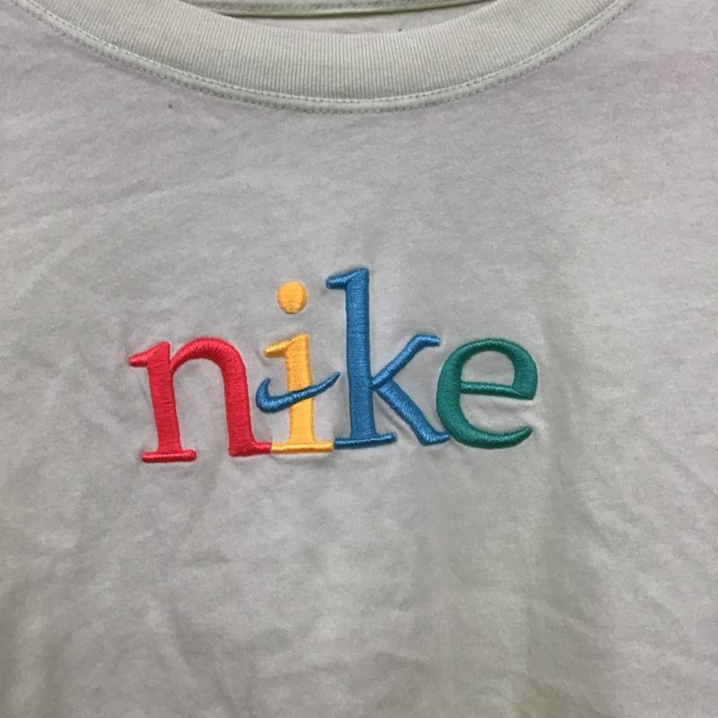ナイキ NIKE Tシャツ 半袖 M ロゴ、文字 X プリント 薄緑 / ライトグリーン / レディース USED 古着 中古 10155104