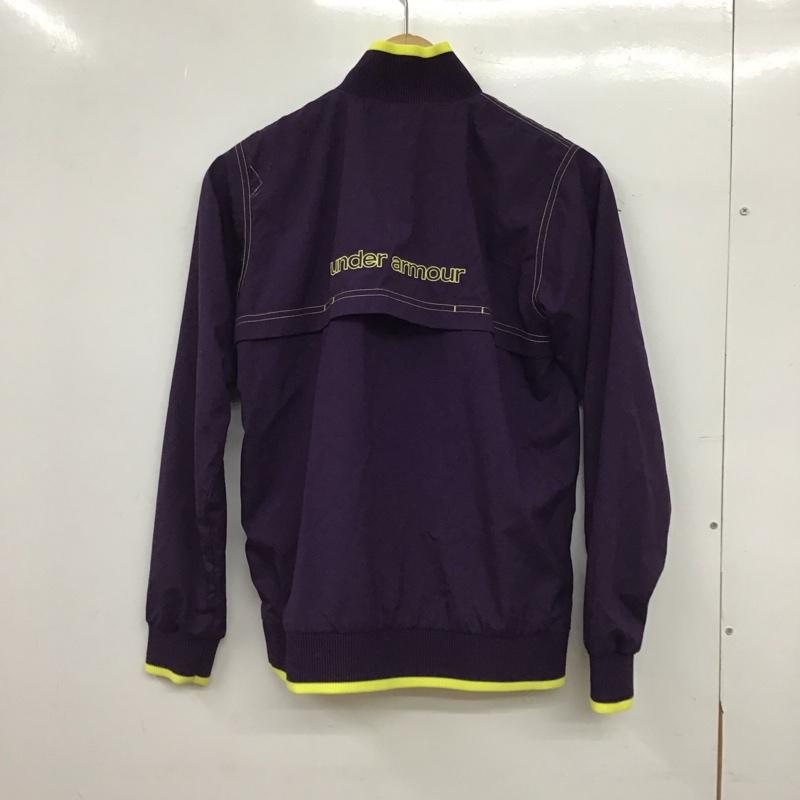アンダーアーマー UNDER ARMOUR ジャケット、上着 ジャンパー、ブルゾン M ロゴ、文字 紫 / パープル / purple レディース USED 古着 中古 10155111