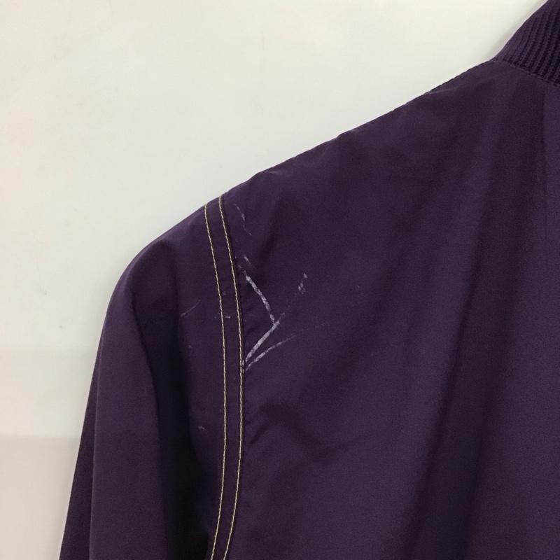 アンダーアーマー UNDER ARMOUR ジャケット、上着 ジャンパー、ブルゾン M ロゴ、文字 紫 / パープル / purple レディース USED 古着 中古 10155111