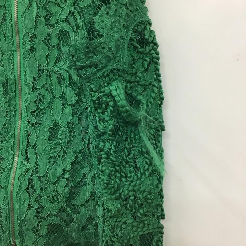 ザラ ZARA カットソー 半袖 ノースリーブ S 無地 緑 / グリーン / green レディース USED 古着 中古 10155115