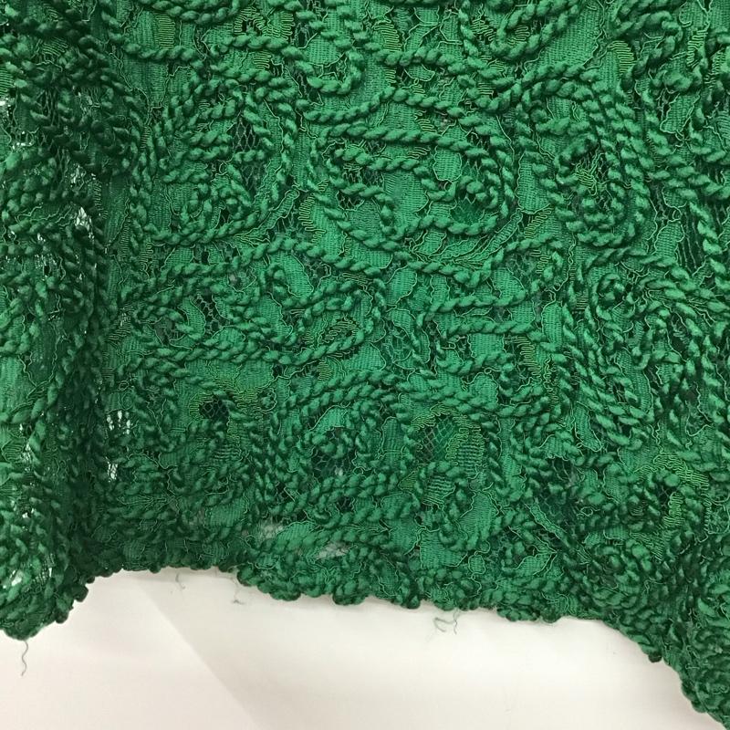 ザラ ZARA カットソー 半袖 ノースリーブ S 無地 緑 / グリーン / green レディース USED 古着 中古 10155115