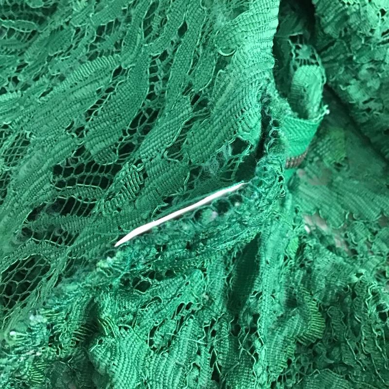 ザラ ZARA カットソー 半袖 ノースリーブ S 無地 緑 / グリーン / green レディース USED 古着 中古 10155115