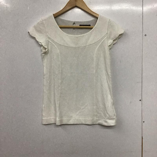マリークヮント MARY QUANT カットソー 半袖 M 無地 白 / ホワイト / white レディース USED 古着 中古 10155116