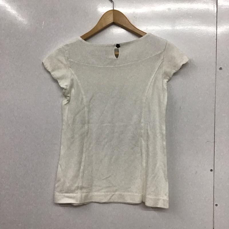 マリークヮント MARY QUANT カットソー 半袖 M 無地 白 / ホワイト / white レディース USED 古着 中古 10155116