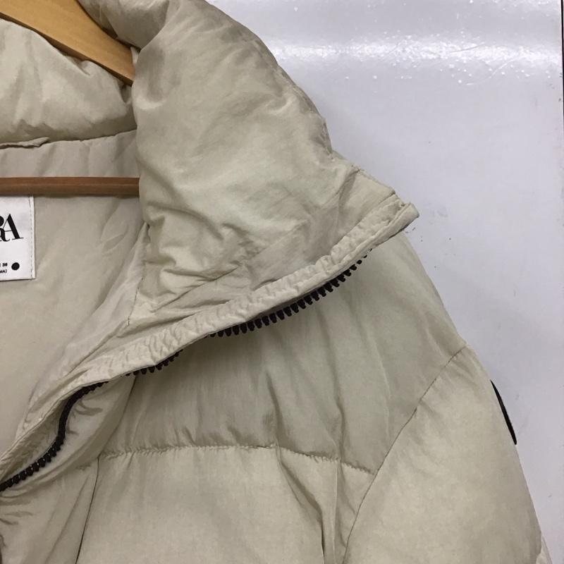 ザラ ZARA ジャケット、上着 ジャンパー、ブルゾン L 無地 オフホワイト / オフホワイト / レディース USED 古着 中古 10155120