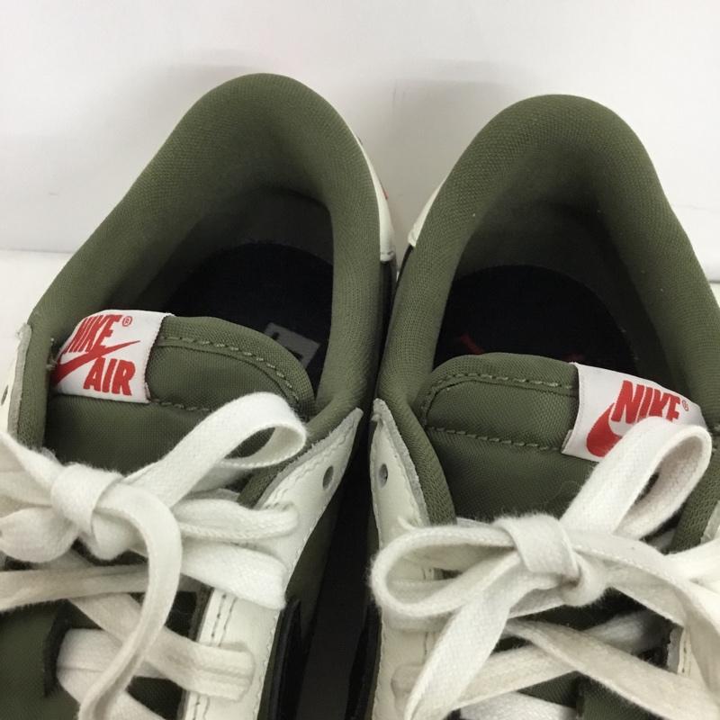 ナイキ NIKE スニーカー スニーカー DM7866-200 TRAVIS SCOTT CACTUS JACK AIR JORDAN 1 LOW OG SP 27cm 箱有 27.0cm ロゴ、文字 カーキ / カーキ / khaki X 白 / ホワイト / white X 黒 / ブラック / black メンズ USED 古着 中古 10155122