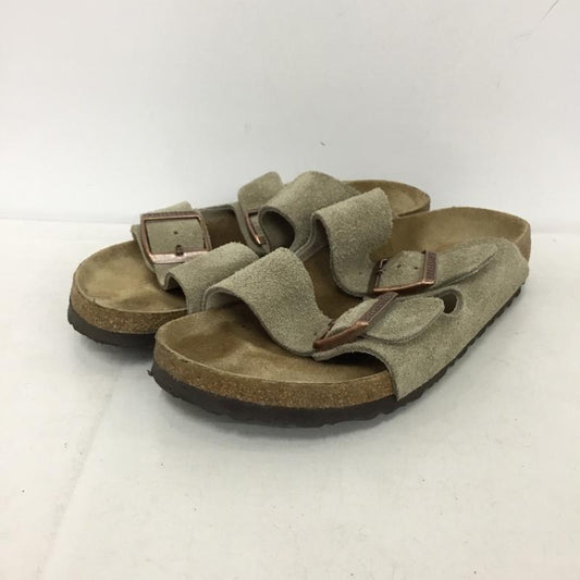 ビルケンシュトック BIRKENSTOCK サンダル サンダル アリゾナ スエード 37 24.0cm 無地 ベージュ / ベージュ / beige レディース USED 古着 中古 10155123