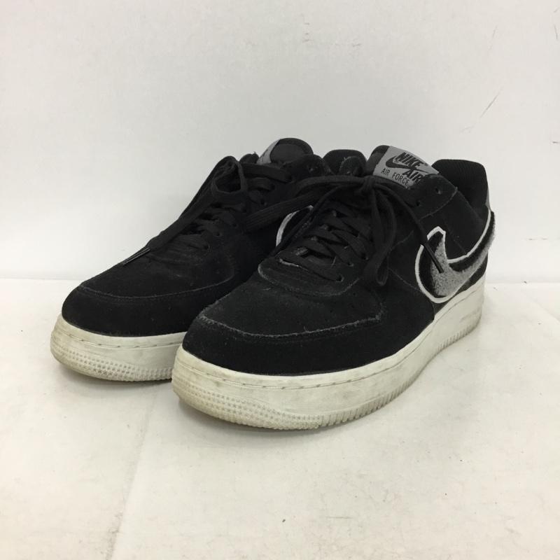 ナイキ NIKE スニーカー スニーカー 823511-014 AIR FORCE 1 07 LV8 3-D SWOOSH 25.5cm 25.5cm ロゴ、文字 黒 / ブラック / black メンズ USED 古着 中古 10155126
