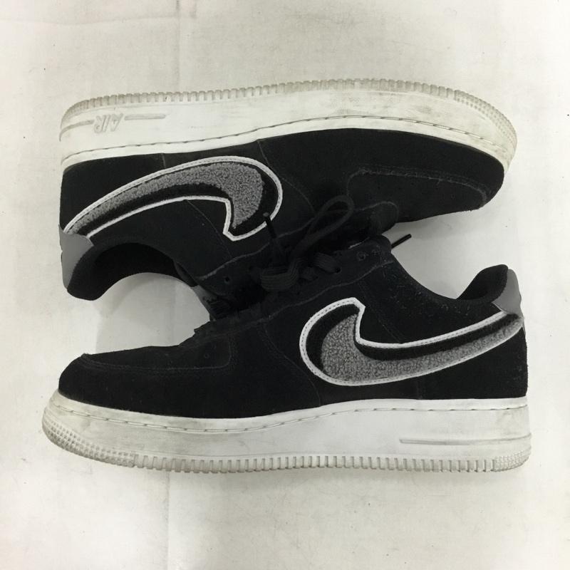 ナイキ NIKE スニーカー スニーカー 823511-014 AIR FORCE 1 07 LV8 3-D SWOOSH 25.5cm 25.5cm ロゴ、文字 黒 / ブラック / black メンズ USED 古着 中古 10155126