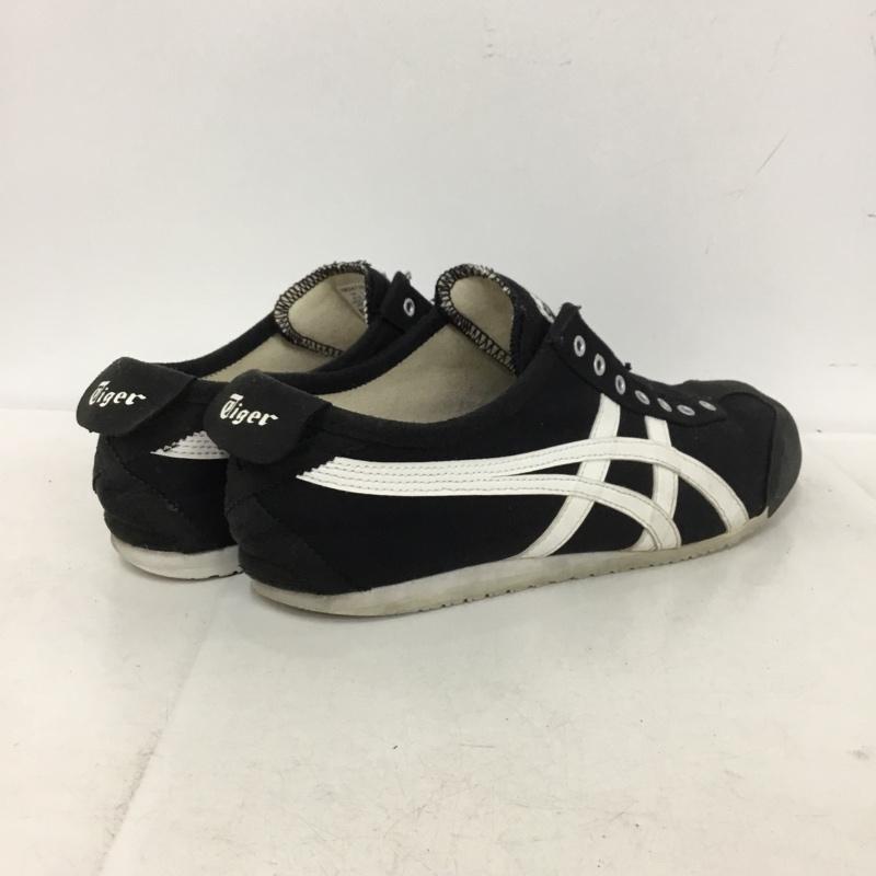 オニツカタイガー ONITSUKA TIGER スニーカー スニーカー 1183A746 MEXICO 66 SLIP-ON 27.5cm 27.5cm ロゴ、文字 黒 / ブラック / black メンズ USED 古着 中古 10155127