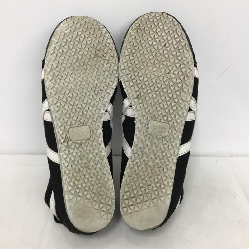 オニツカタイガー ONITSUKA TIGER スニーカー スニーカー 1183A746 MEXICO 66 SLIP-ON 27.5cm 27.5cm ロゴ、文字 黒 / ブラック / black メンズ USED 古着 中古 10155127