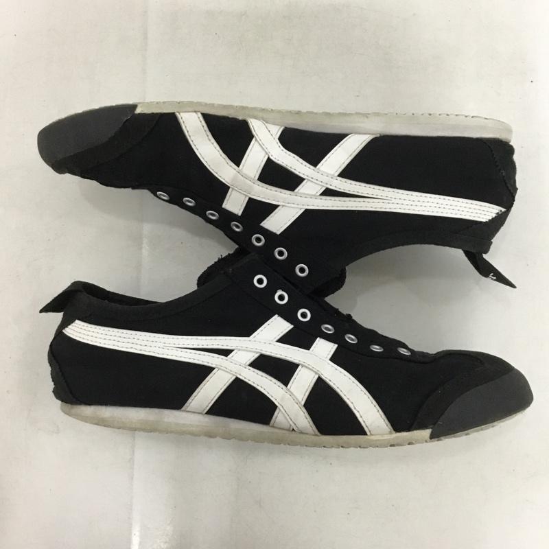 オニツカタイガー ONITSUKA TIGER スニーカー スニーカー 1183A746 MEXICO 66 SLIP-ON 27.5cm 27.5cm ロゴ、文字 黒 / ブラック / black メンズ USED 古着 中古 10155127