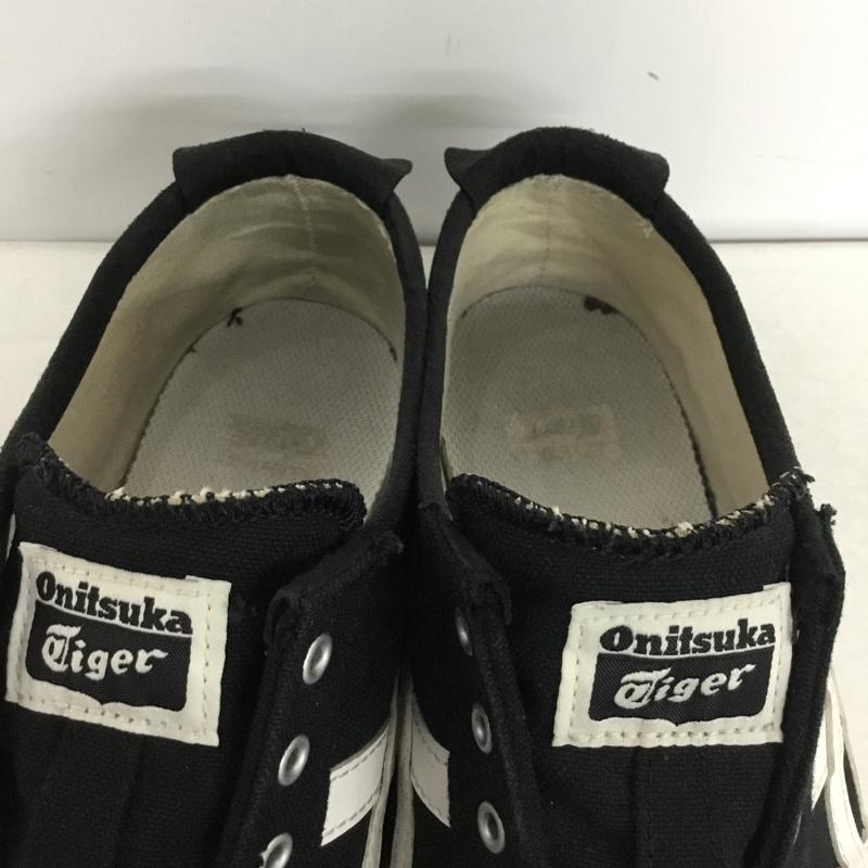 オニツカタイガー ONITSUKA TIGER スニーカー スニーカー 1183A746 MEXICO 66 SLIP-ON 27.5cm 27.5cm ロゴ、文字 黒 / ブラック / black メンズ USED 古着 中古 10155127
